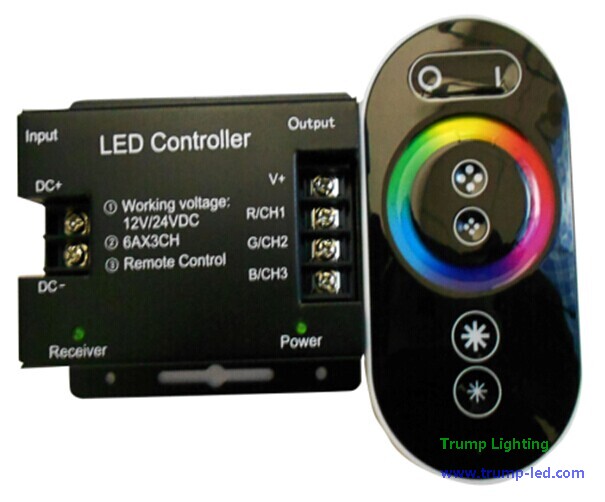 touchable RF remote RGB controller